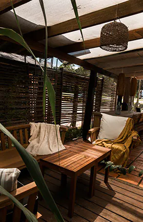 muebles de exterior en lapacho